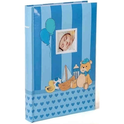 Fandy Fotoalbum 10 x 15 cm - 300 fotek - Teddy 1 - modré - 235944 1