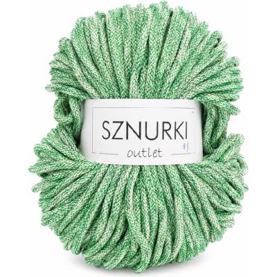 Bobbiny Sznurki outlet - 5mm Sznurki - 5mm: Green melange