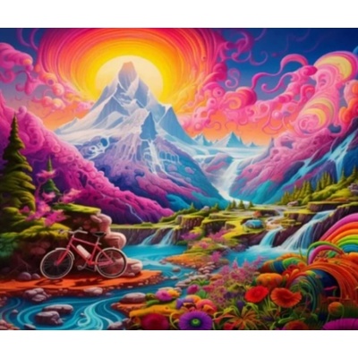 Norimpex - Puzzle Diamant painting: Countryside ride 30x40cm - 1 - 39 piese