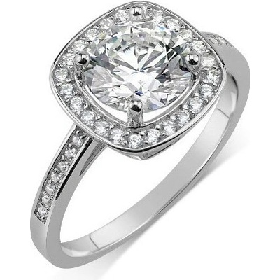 GIO Caratti strieborný prsteň so Swarovski Zirconia TXR908033