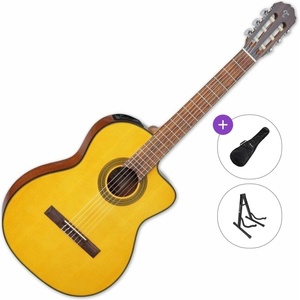 Takamine GC1CE Standard SET 4/4 Natural Класическа китара с предусилвател