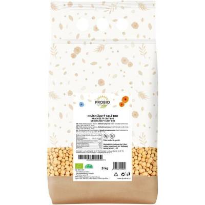 Probio Hrách BIO žlutý celý loupaný 3 kg