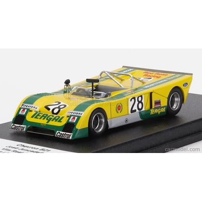 Trofeu Chevron B21 Fvc Cosworth N 28 Rally Vila Real 1972 Jose Juncadella Žlutá Zelená 1:43