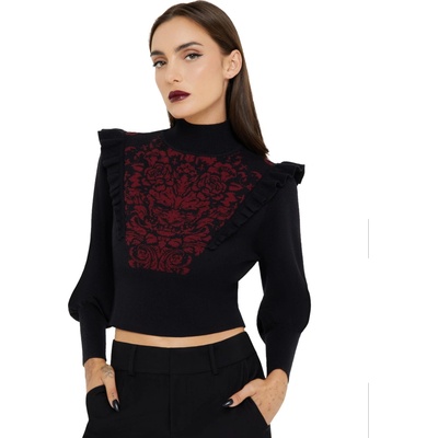 Дамски пуловер KILLSTAR - Veil Of Shadows - Black - KSRA013465