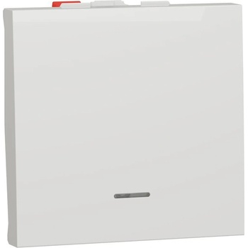Schneider Electric SE Бутон с индикатор 2 мод. цвят Бял Unica - NU320618N (NU320618N)