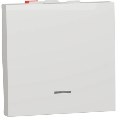 Schneider Electric SE Бутон с индикатор 2 мод. цвят Бял Unica - NU320618N (NU320618N)
