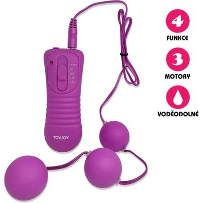VšeNaSex.cz Triple Power Balls fialové
