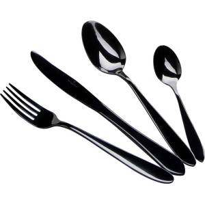 Berlinger Haus 24-частов комплект прибори, mirror black 54288 (bh/3077)