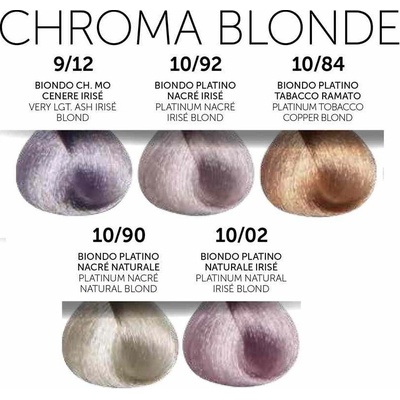Perlacolor chroma blond odstíny 10/92