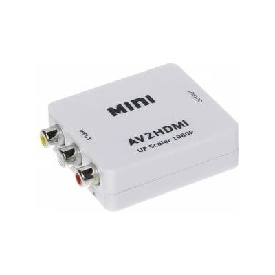 AV Adapter RCA (Cinch) x3 - HDMI white (AV/HDMI)