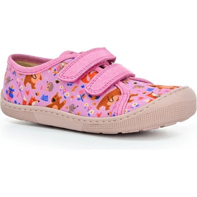 Koel4kids Dud Textile Bear 07M035.50B-610 barefoot tenisky pink