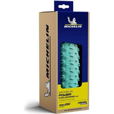 Michelin POWER CYCLOCROSS MUD 700x33C 3x120TPI 390g TLR zeleno/čierny