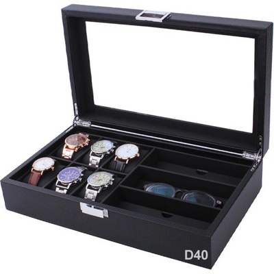 Луксозна кутия-органайзър за часовници и очила d40 (d40)