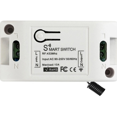 Smart Dálkově ovládané relé Switch 230V 433MHz 250VAC/30VDC 10A