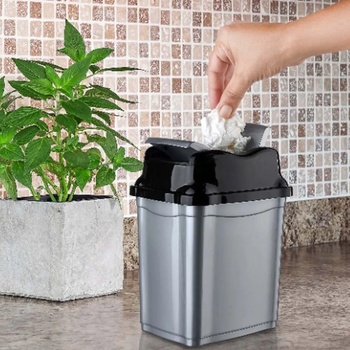 Image 1 of 2 л. малко кошче за мивка с двоен люлеещ капак (1160130)