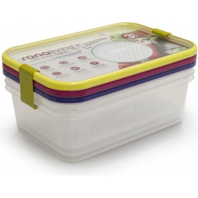 Omada Sanaliving Box Set 3x 24x16,5 x 8cm/2L