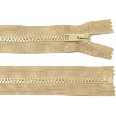 Kostěný zip no.5 rozepínací 75cm bundový color: 677 béžová cappuccino