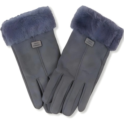 HARAHU Дамски ръкавици di - 38940 - Сиви kp38940 (di-38940)