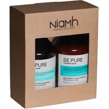 NiaMh Be Pure Scalp Defence Shampoo 500 ml + Mask 500 ml dárková sada