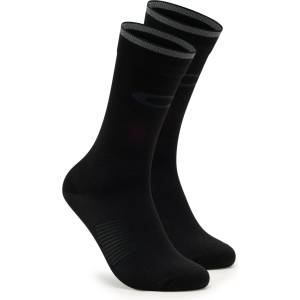 Oakley Мъжки чорапи за колоездене Oakley Cadence Socks 2.0 Cycling socks - Pitch Black - размер 42-44 (EU) (207-1221-0113)