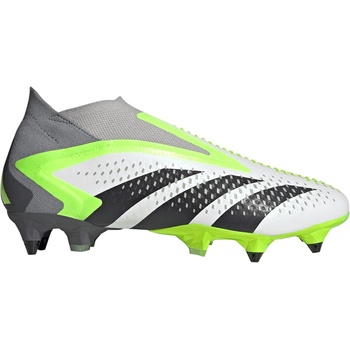 Adidas Футболни бутонки Adidas Predator Accuracy + Soft Ground Football Boots - Wht/Blk/Lemon