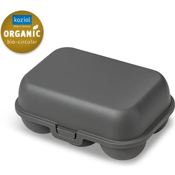 Koziol Контейнер за съхранение на яйца EGGS TO GO MINI 17 см, за 6 яйца, естествено пепеляво сив, Koziol (KOZ7186701)