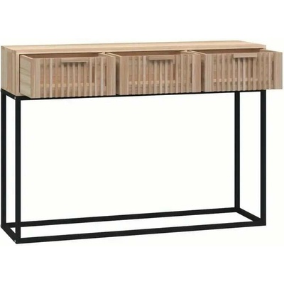 NoBi NOLA dřevo, kov, dub sonoma černá – Zboží Mobilmania