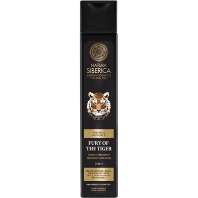 Natura Siberica Men energizujúci šampón na vlasy a telo Fury of the Tiger 250 ml