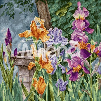 Image 1 of Milena Style Ириси в градината конци dmc 1: 4