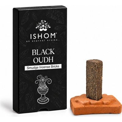 Artisan India Vonné cihličky Agarové dřevo Oudh se stojánkem 15 ks
