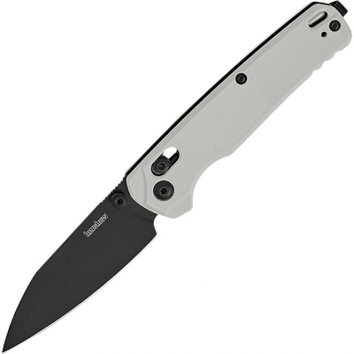 Kershaw BEL AIR ALUM COATED WHT/MAGNACUT BLK DuraLock K-6105WBLK