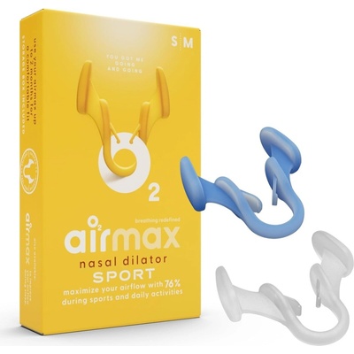Airmax Sport - nosný dilatátor pre lepšie dýchanie nosom - veľkosť S+M