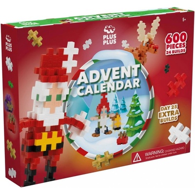 Plus-Plus Adventný kalendár 600 ks