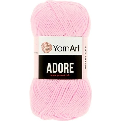 YarnArt Adore 338 baby ružová
