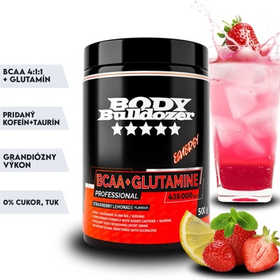 BodyBulldozer BCAA + Glutamine ENERGY Professional 500 g