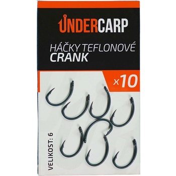 UnderCarp Háčiky teflonové CRANK Veľ. 6 10 ks