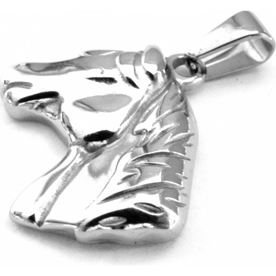 Steel Jewelry Přívěsek hlava koně z chirurgické oceli PR090416