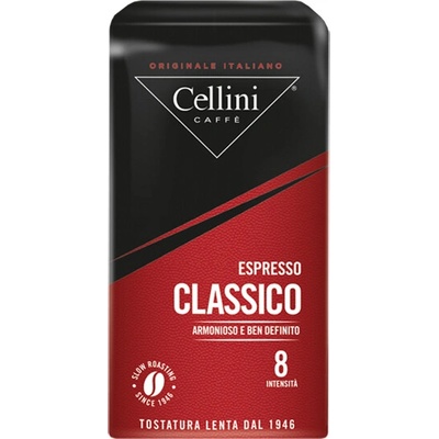 Cellini Espresso Classico 80% Arabica mletá káva 250 g