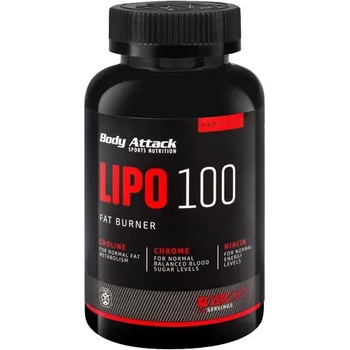 Image 1 of Body Attack Sports Nutrition Lipo 100 капсули 120 бр.