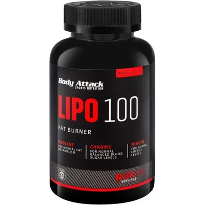 Body Attack Sports Nutrition Lipo 100 капсули 120 бр.