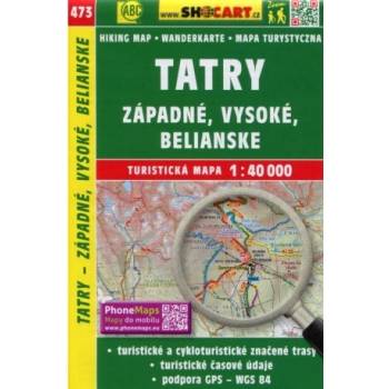 Tatry Západné Vysoké Belianske 1:40 000