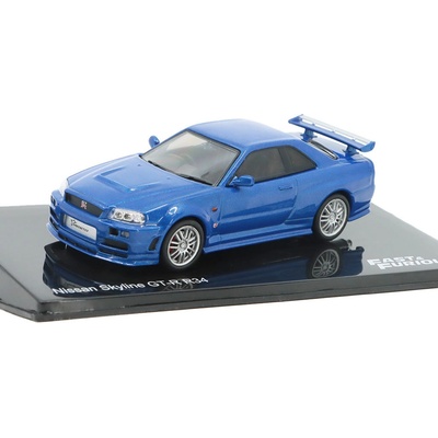 DeAgostini Nissan Skyline GT R R34 Rychle a Zběsile časopis s modelem 1:43 – Zboží Dáma