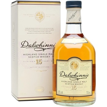 Dalwhinnie 15y 43% 0,7 l (holá láhev)