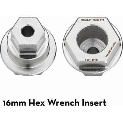 Wolf Tooth FLAT WRENCH INSERT 16mm hex