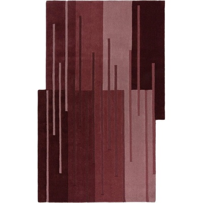 Flair Rugs Split Ombre Shaped červená