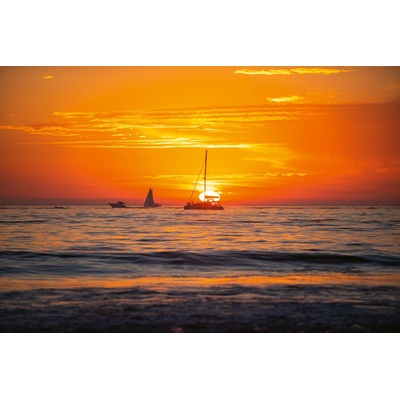 DIMEX ART Флизелинов фототапет здрач край морето 375 x 250 см