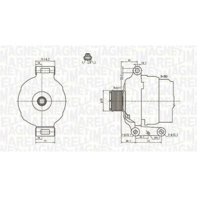 generátor MAGNETI MARELLI 063731639010