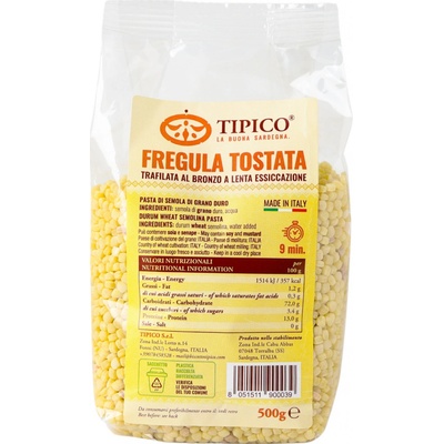 Tipico cestovinové guličky Fregula tostata 0,5 kg