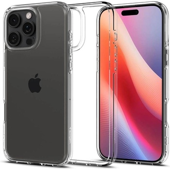 Spigen Противоударен Калъф за iPhone 16 Pro Max, SPIGEN Ultra Hybrid Case, Прозрачен (ACS07992)