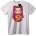 NOONEBRAND Тениска Mira Noodle аниме - 2XL, White